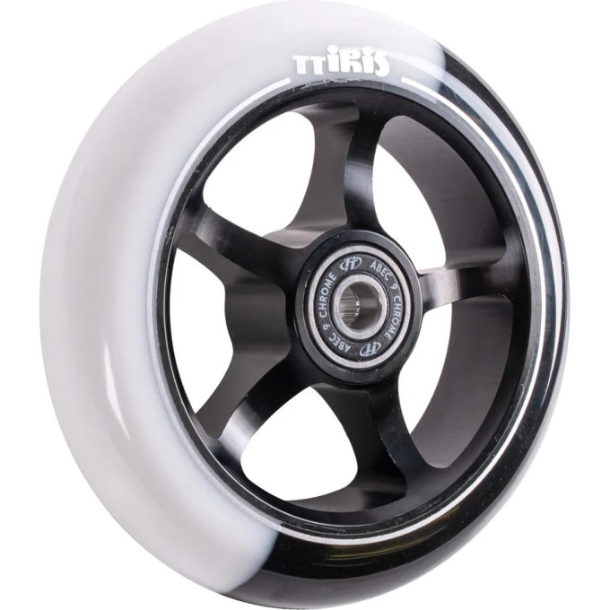 Колесо TECH TEAM для самоката X-Treme 110*24мм, Iris, black-white NN010621